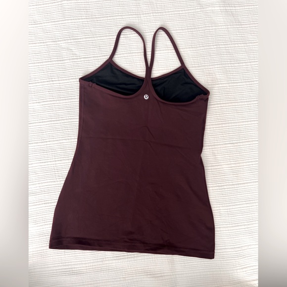 Lululemon Power Y Racerback Bra Top in “Bordeaux Drama” - Picture 2 of 4